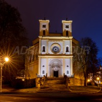Abend in Marienbad - katholische Kirche